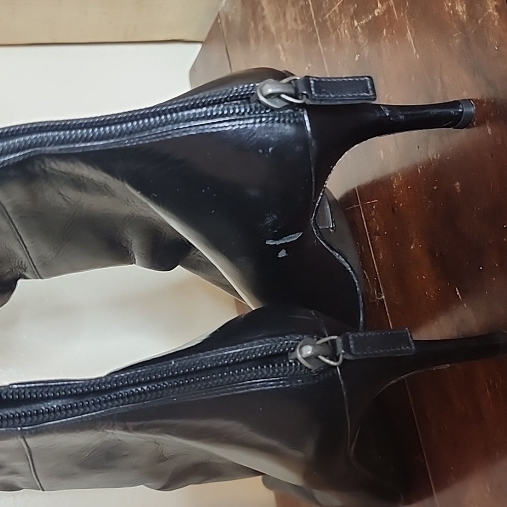 GUCCI Black Heel Boots Size 8 1/2 - Picture 9 of 11